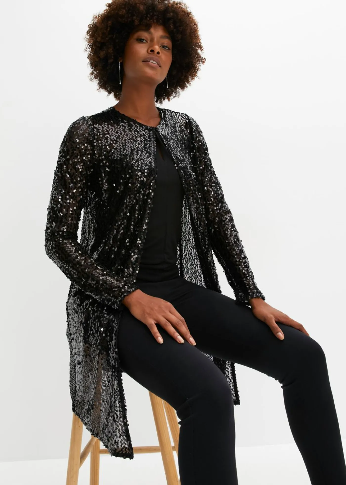 bonprix bonprix Abrigo Negro Hot