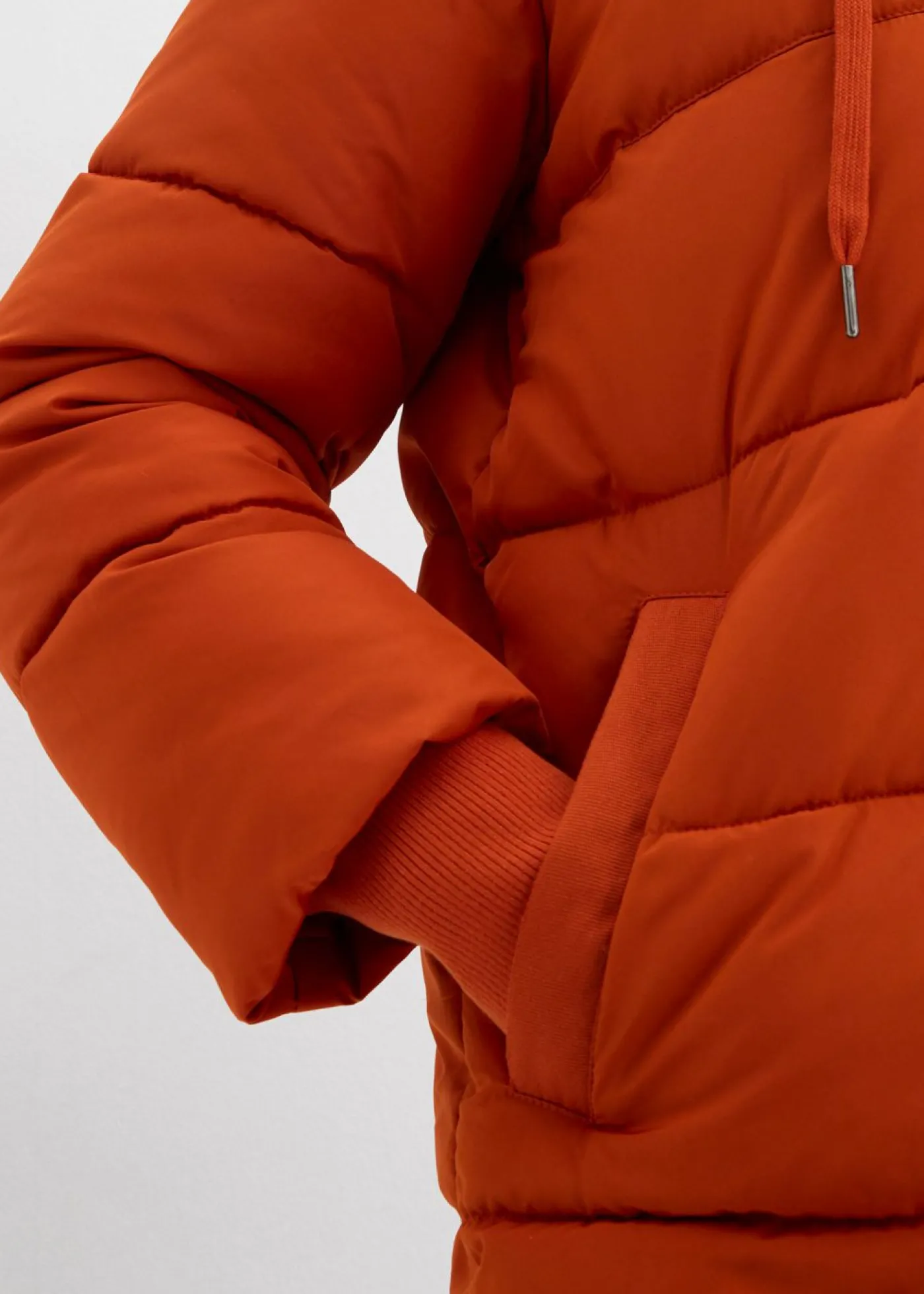 bonprix bonprix Abrigo acolchado funcional impermeable Naranja lava Online