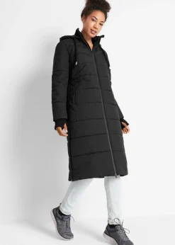 bonprix bonprix Abrigo acolchado funcional impermeable para exteriores Negro Best