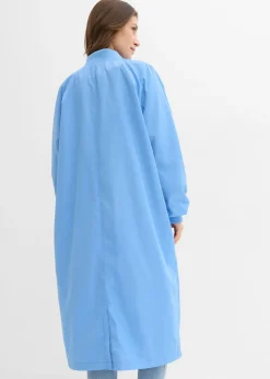 bonprix bonprix Abrigo con cuello de punto azul provenzal Clearance