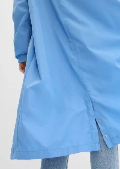 bonprix bonprix Abrigo con cuello de punto azul provenzal Clearance