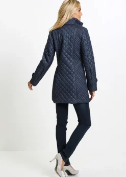 bonprix bonprix Abrigo corto acolchado Azul oscuro New