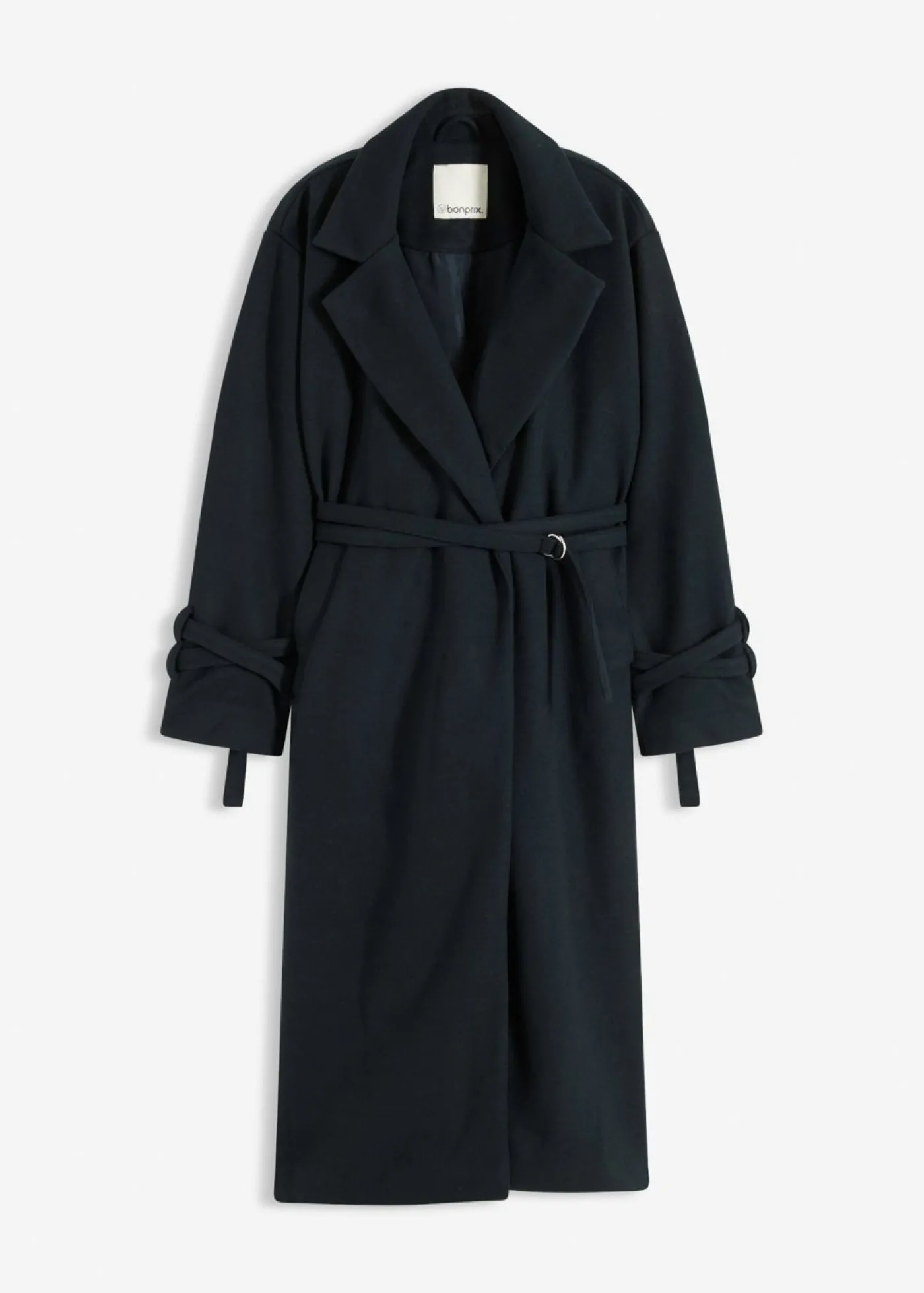 bonprix bonprix Abrigo de mezcla de viscosa Antracita oscuro Outlet