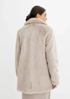 bonprix bonprix Abrigo de pelo sintético Piedra