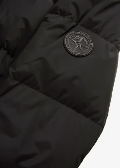 bonprix bonprix Abrigo de plumas con plumón reciclado Negro Best