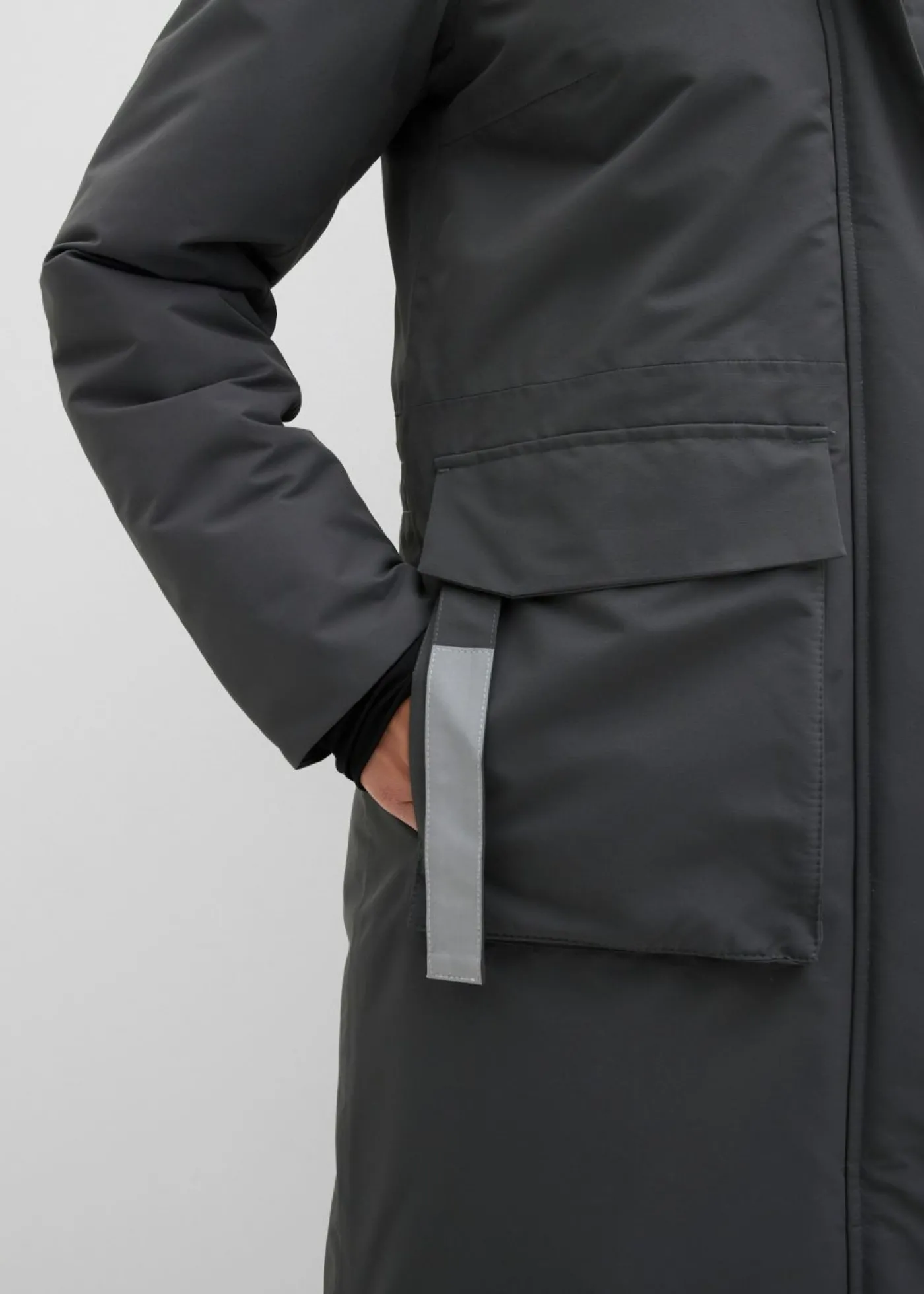 bonprix bonprix Abrigo funcional impermeable antracita New