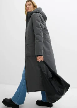 bonprix bonprix Abrigo funcional impermeable antracita New