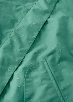 bonprix bonprix Abrigo funcional impermeable verde salvia / gris Discount