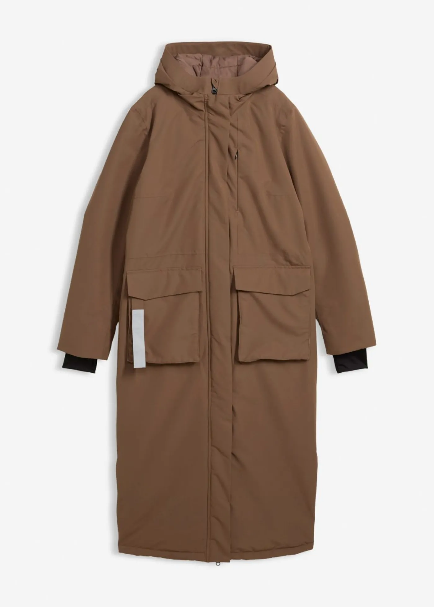 bonprix bonprix Abrigo funcional impermeable marrón arcilla Outlet