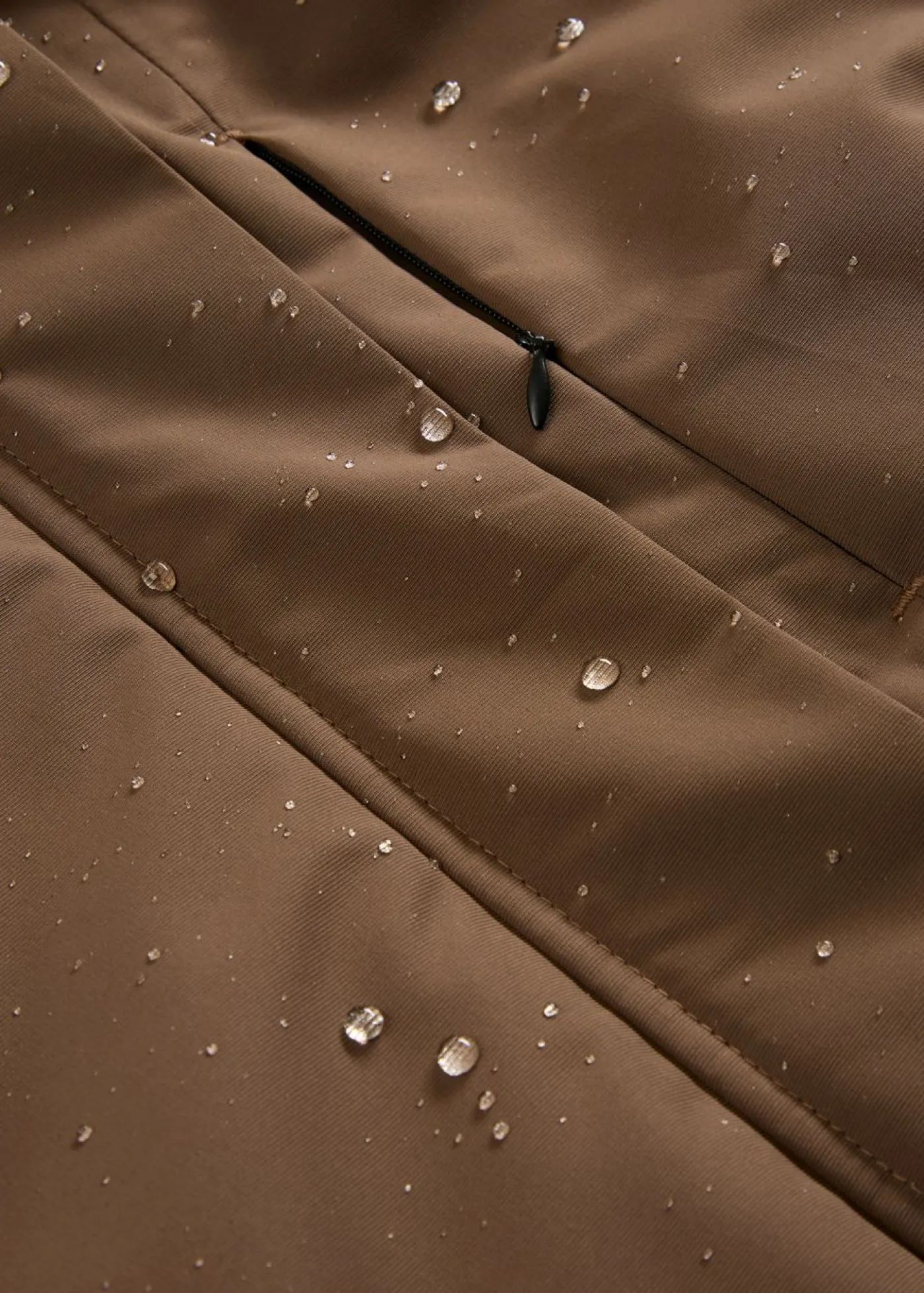 bonprix bonprix Abrigo funcional impermeable marrón arcilla Outlet