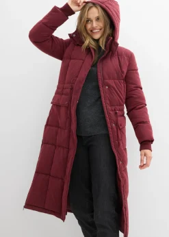bonprix bonprix Abrigo guateado mora oscuro Hot