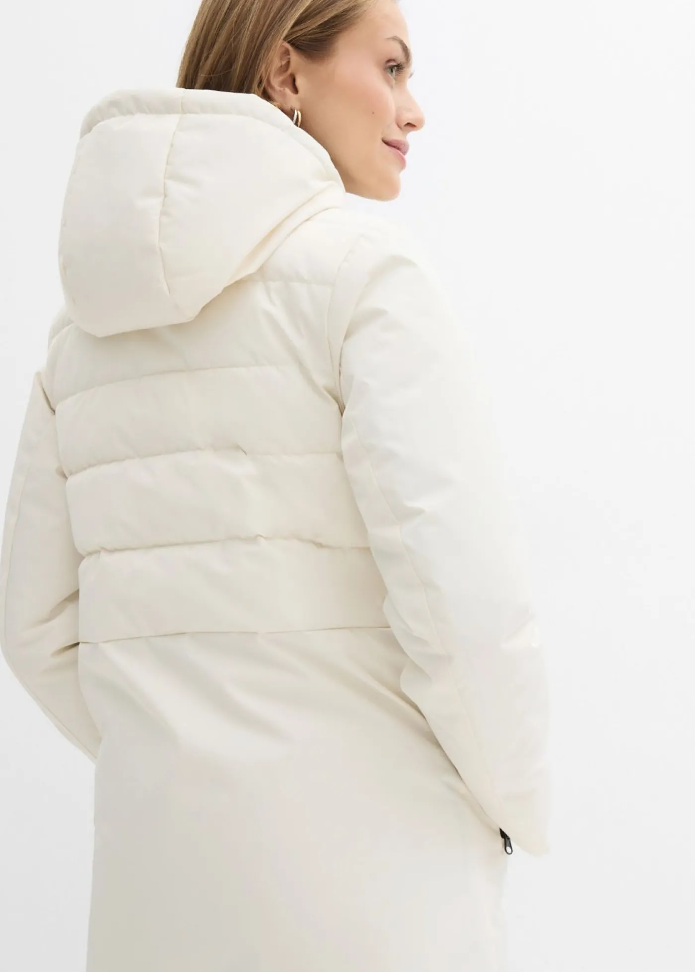 bonprix bonprix Abrigo guateado Beige natural New