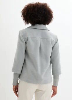 bonprix bonprix Abrigo marinero con mangas de punto gris sombra Best
