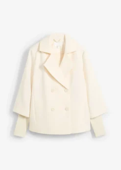 bonprix bonprix Abrigo marinero con mangas de punto Beige natural Hot