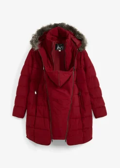 bonprix bonprix Abrigo para portabebés/chaqueta premamá para el embarazo y después del embarazo Marrón rojizo Outlet