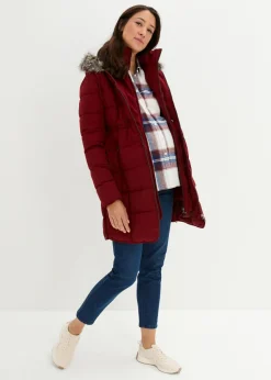 bonprix bonprix Abrigo para portabebés/chaqueta premamá para el embarazo y después del embarazo Marrón rojizo Outlet