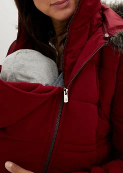 bonprix bonprix Abrigo para portabebés/chaqueta premamá para el embarazo y después del embarazo Marrón rojizo Outlet