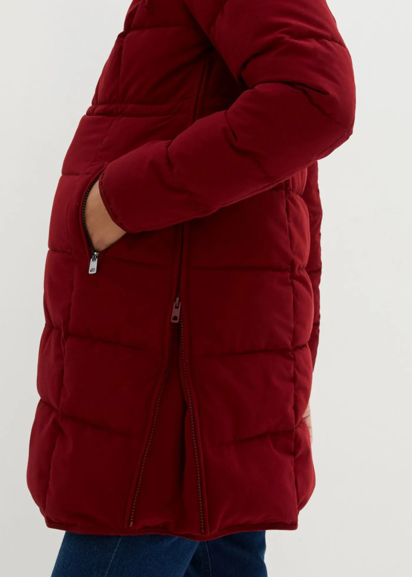 bonprix bonprix Abrigo para portabebés/chaqueta premamá para el embarazo y después del embarazo Marrón rojizo Outlet