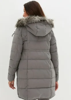 bonprix bonprix Abrigo para portabebés/chaqueta premamá para el embarazo y después del embarazo Gris oscuro Discount