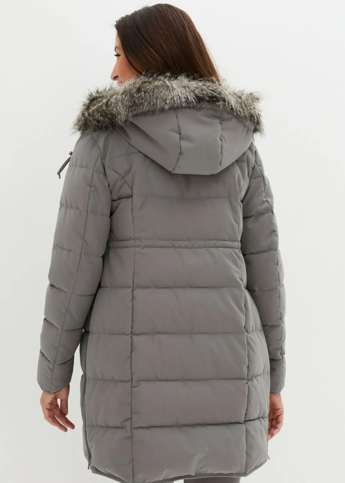 bonprix bonprix Abrigo para portabebés/chaqueta premamá para el embarazo y después del embarazo Gris oscuro Discount