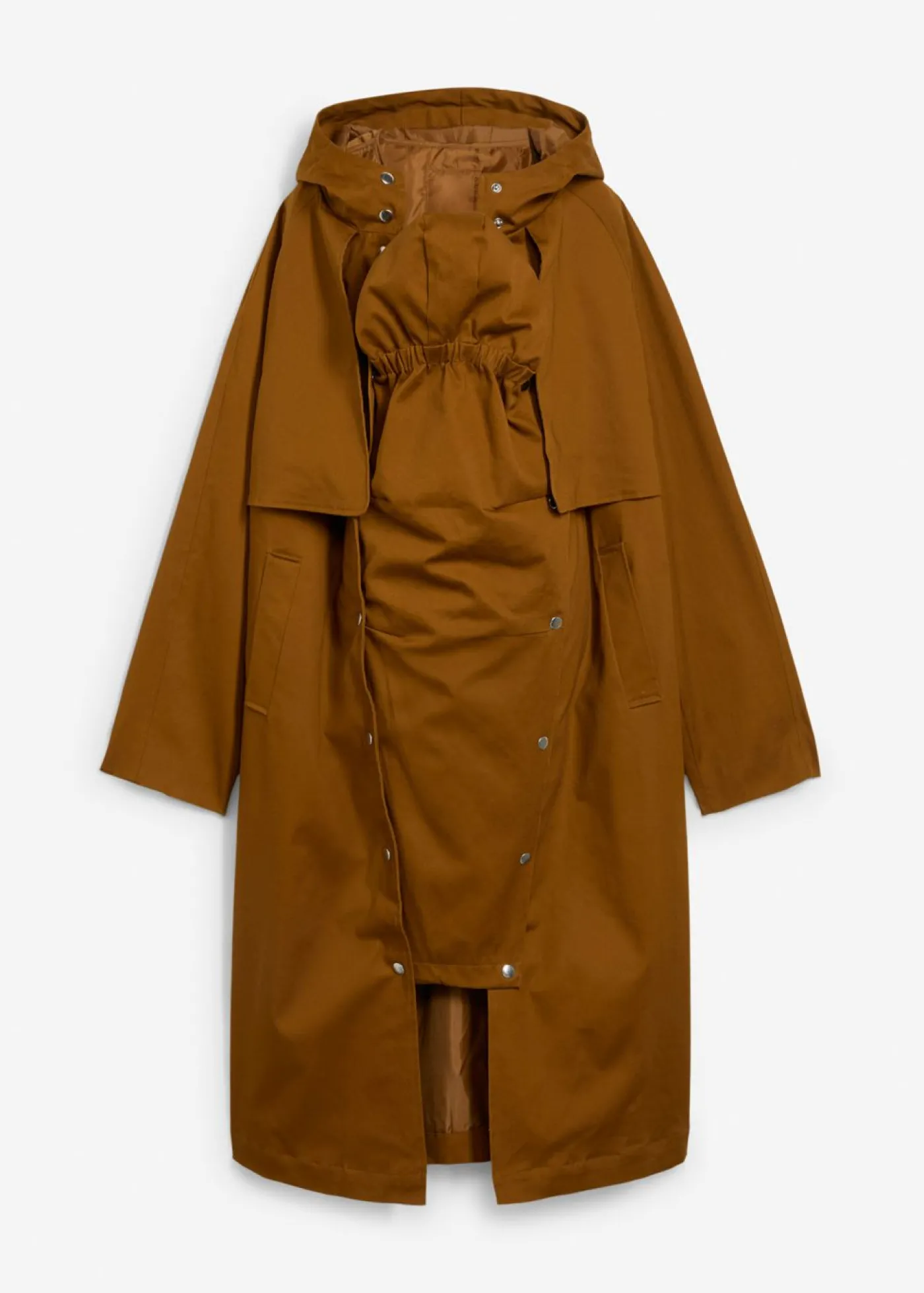 bonprix bonprix Abrigo premamá impermeable 6 en 1 con inserto de porteo y chaleco interior desmontable turrón Outlet
