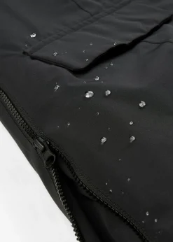 bonprix bonprix Abrigo premamá impermeable y cortavientos 3 en 1 con inserto de porteo Negro New