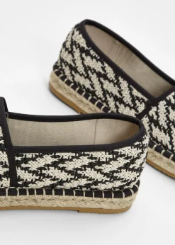 bonprix bonprix Alpargatas negro-crudo Discount