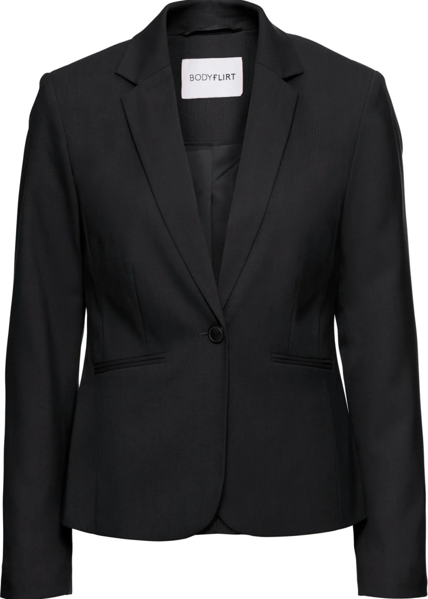 bonprix bonprix Americana con bolsillos, petite Negro Outlet