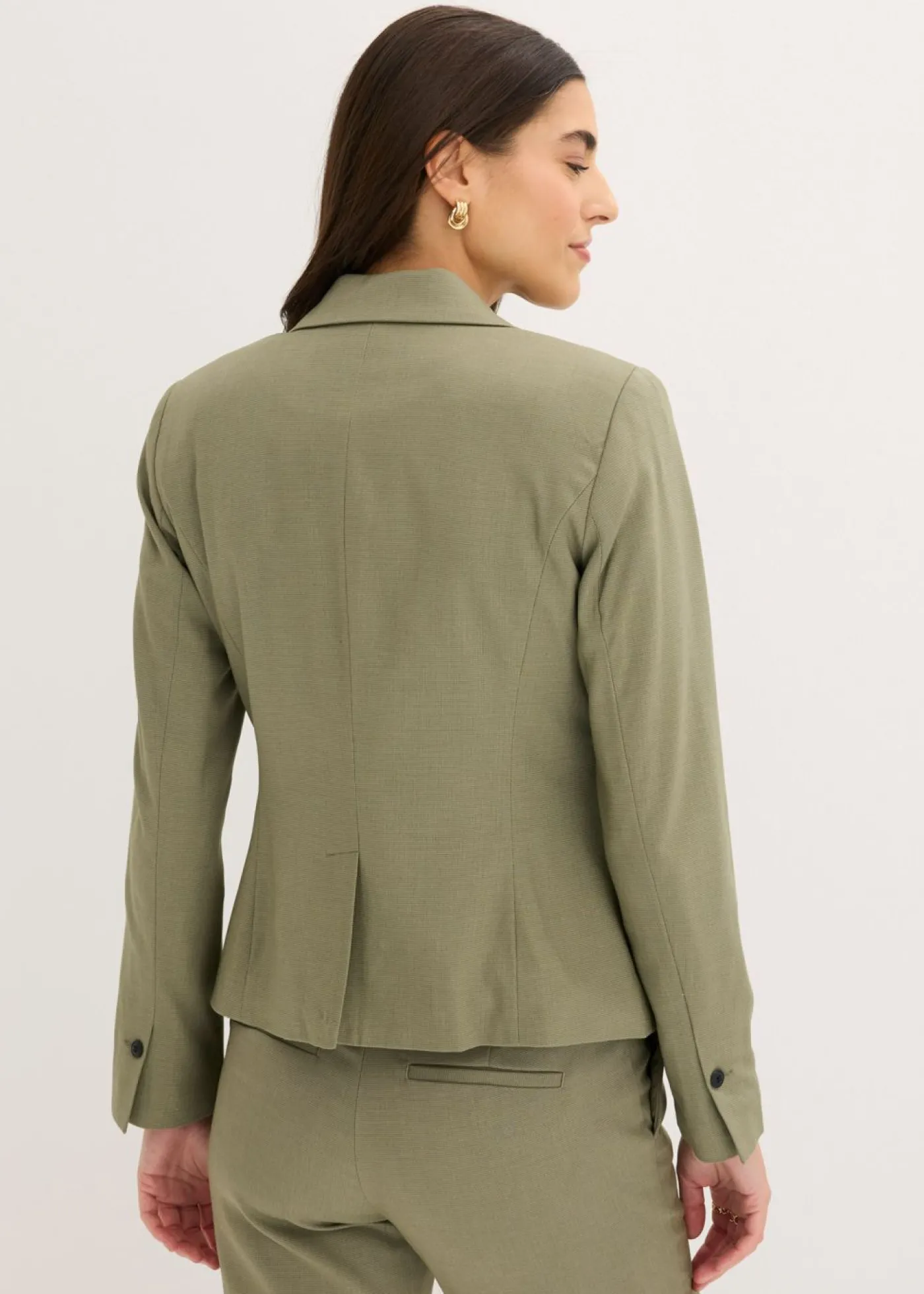 bonprix bonprix Americana con bolsillos, petite Oliva New