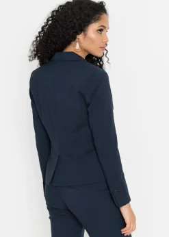 bonprix bonprix Americana con bolsillos, petite Azul marino Online