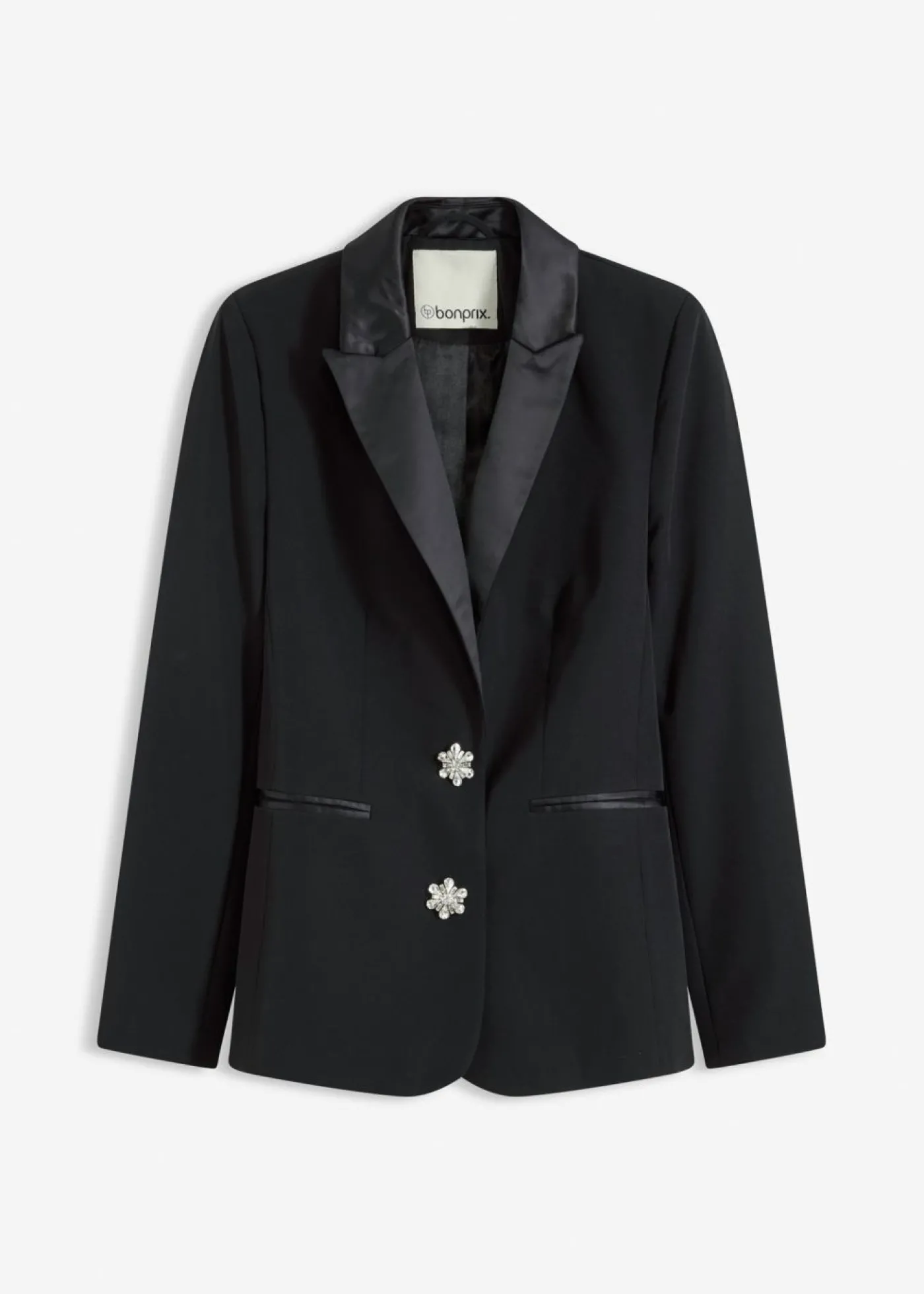 bonprix bonprix Americana con botones decorativos Negro Outlet