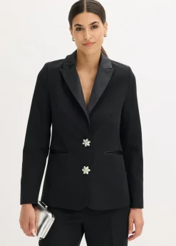 bonprix bonprix Americana con botones decorativos Negro Outlet