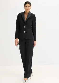 bonprix bonprix Americana con botones decorativos Negro Outlet