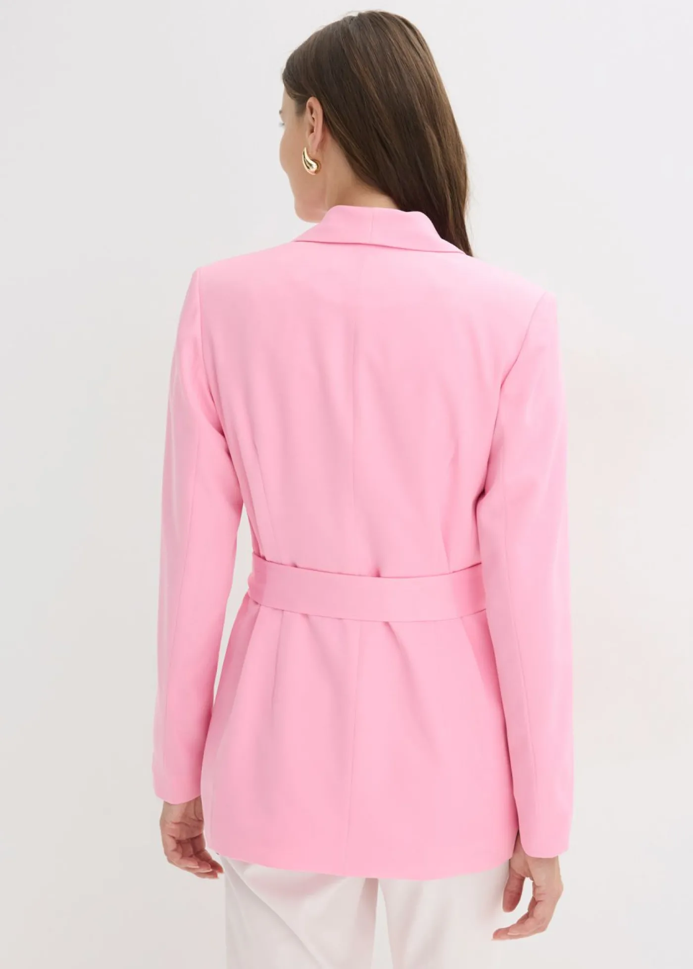 bonprix bonprix Americana con cinturón Rosa Discount