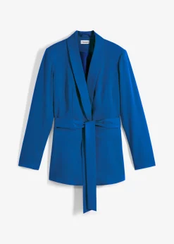 bonprix bonprix Americana con cinturón Azul ártico Sale