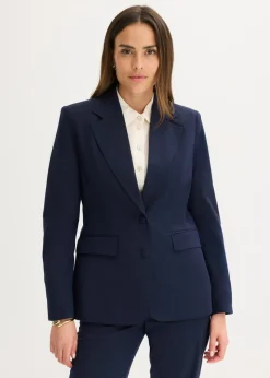 bonprix bonprix Americana con detalles decorativos cosidos a mano Azul marino Outlet