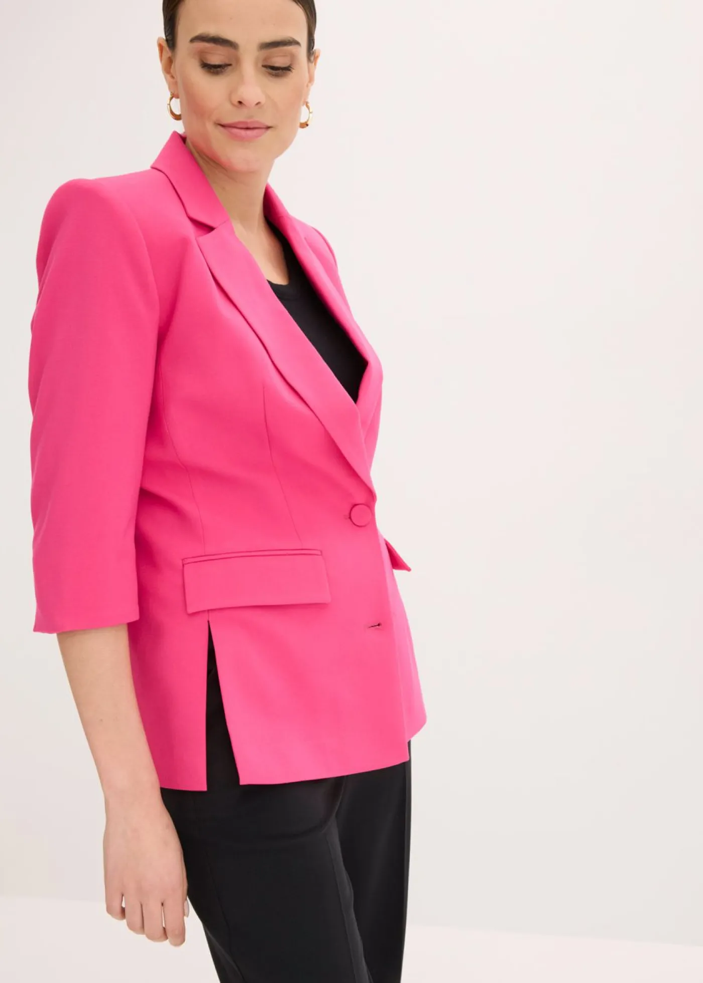 bonprix bonprix Americana con hombros marcados en tendencia Pink lady Discount
