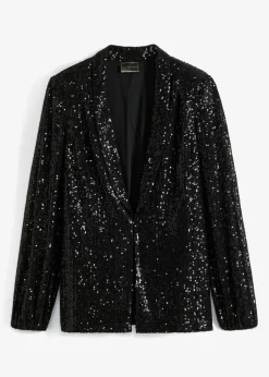 bonprix bonprix Americana con lentejuelas Negro Best