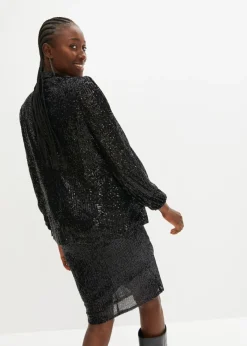 bonprix bonprix Americana con lentejuelas Negro Best