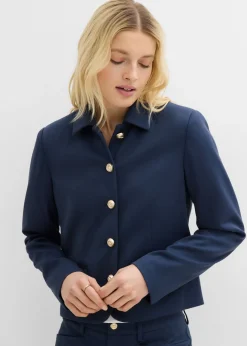bonprix bonprix Americana corta Azul marino Hot