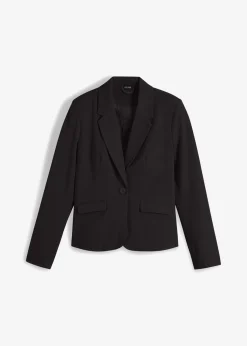 bonprix bonprix Americana corta con bolsillos Negro Clearance
