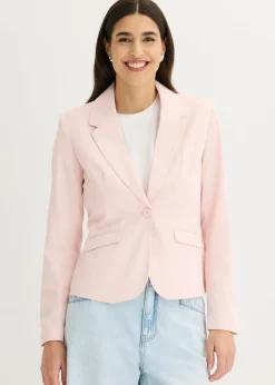 bonprix bonprix Americana corta con bolsillos Rosa perla Outlet