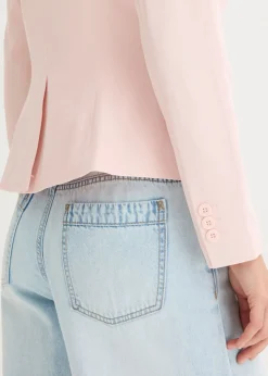 bonprix bonprix Americana corta con bolsillos Rosa perla Outlet