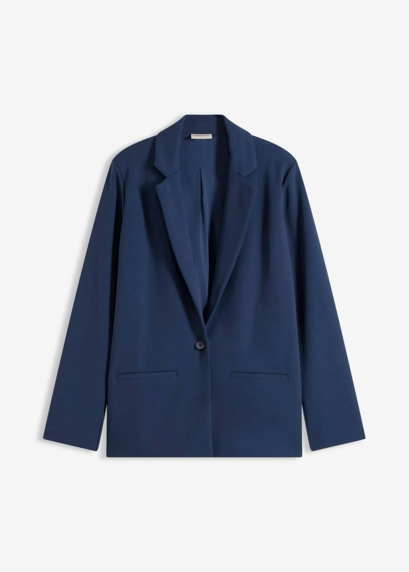 bonprix bonprix Americana de crepé Azul marino Outlet