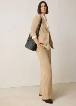 bonprix bonprix Americana de lana con patrón en espiga Beige natural jaspeado Discount