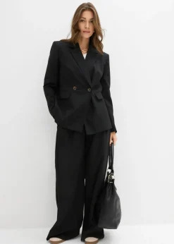 bonprix bonprix Americana de mezcla de viscosa Negro Online