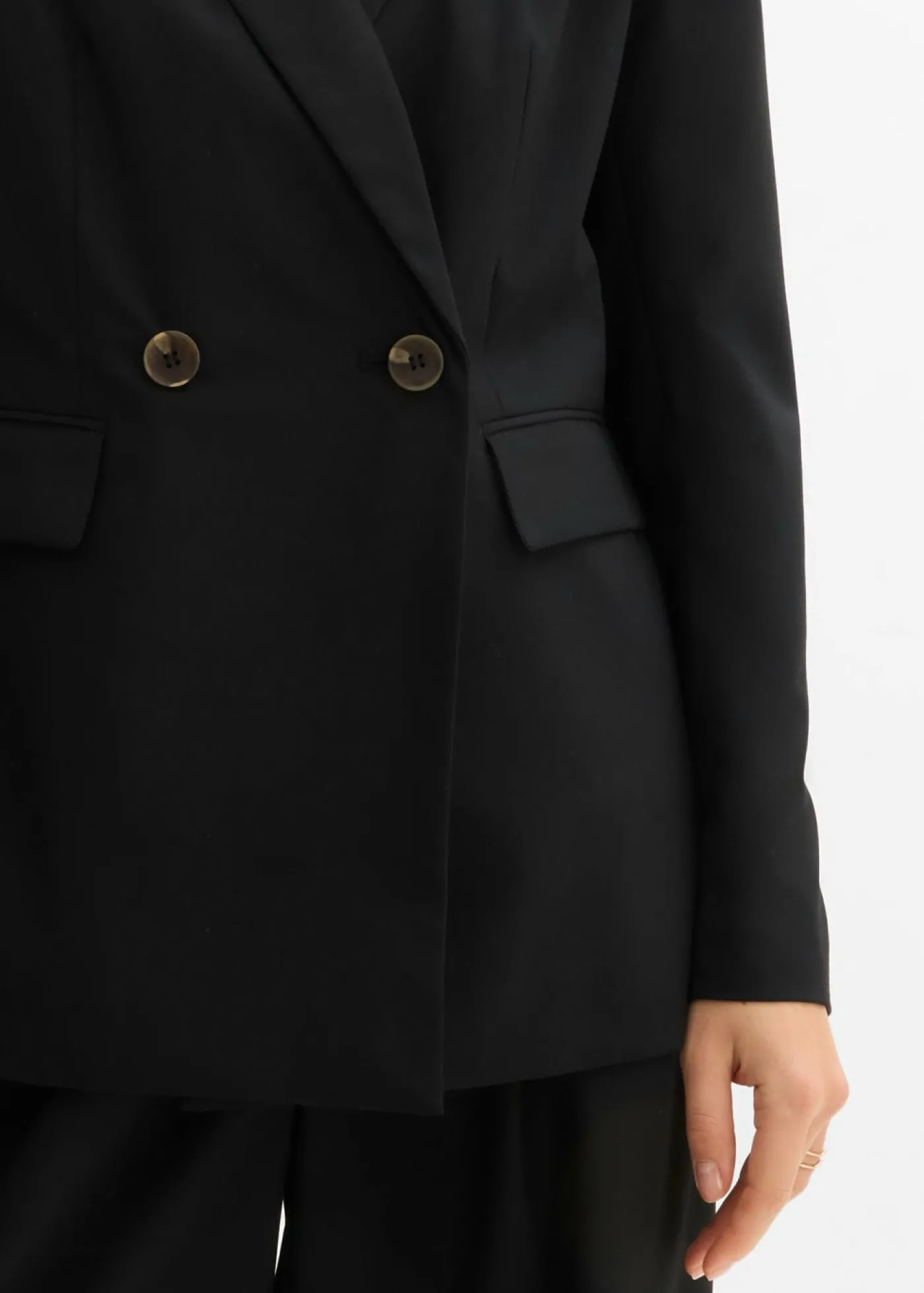 bonprix bonprix Americana de mezcla de viscosa Negro Online
