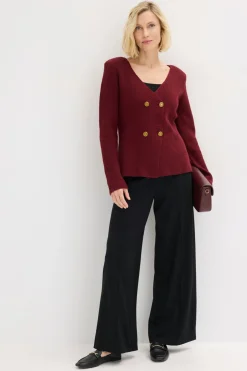 bonprix bonprix Americana de punto Rojo rubí Hot