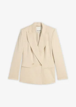 bonprix bonprix Americana de raya diplomática arena claro/blanco con rayas Discount