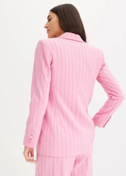 bonprix bonprix Americana de raya diplomática rosa orquídea-fucsia claro con rayas Hot